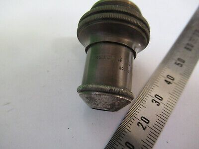 ANTIQUE BRASS BAUSCH LOMB OBJECTIVE MICROSCOPE PART OPTICS AS PICTURED &z9-a-110