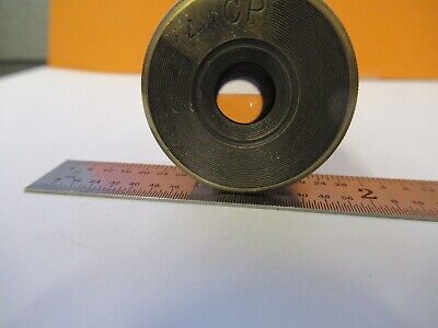 ANTIQUE BRASS RARE 14 CP EYEPIECE OCULAR MICROSCOPE PART AS PICTURED &G1-A-59