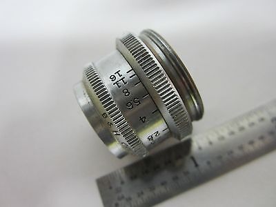 MICROSCOPE OBJECTIVE + IRIS B&H USA OPTICS BIN#G5-H-22