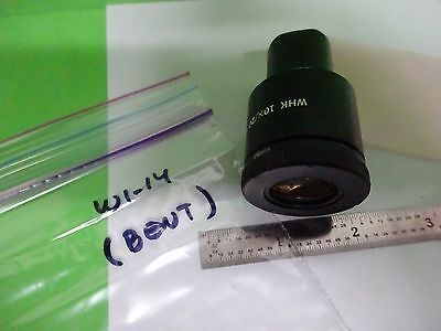 MICROSCOPE PART EYEPIECE OLYMPUS JAPAN [bent] 10X/20 L OPTICS AS IS BIN#W1-14