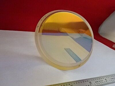 OPTICAL ZERODUR COATED FLAT ZYGO 1/10 WAVE 3" DIAMETER LASER OPTICS AS IS #80-11