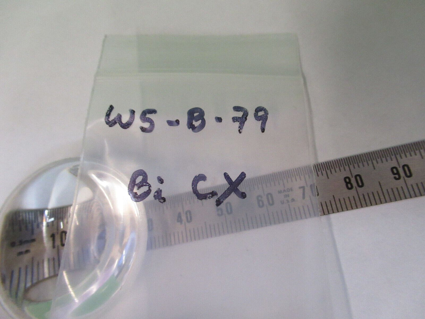 OPTICAL HIGHLY CONVEX LENS Bi CX OPTICS AS PICTURED &W5-B-79