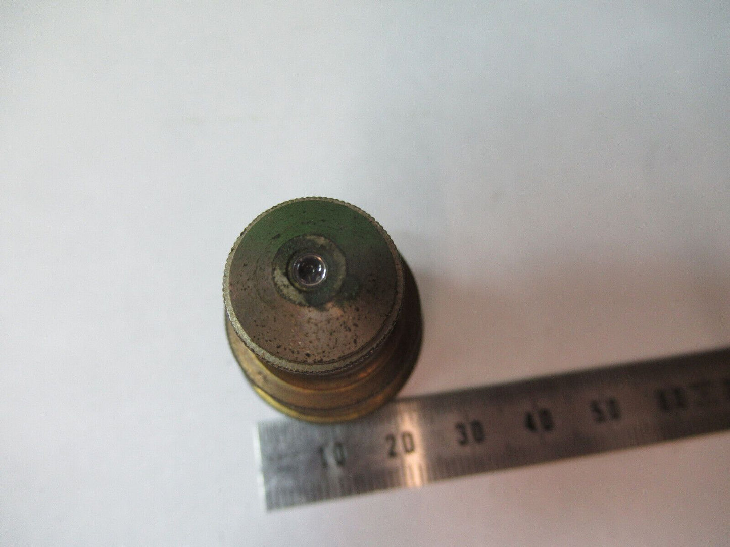 ANTIQUE BRASS BAUSCH LOMB 1/6 OBJECTIVE MICROSCOPE PART AS PICTURED &5-B-04