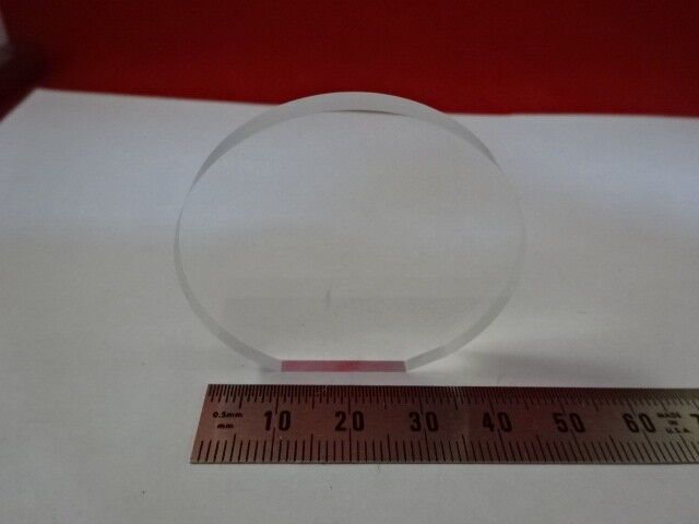 WAFER VERY THICK POLISHED SYNTHETIC QUARTZ SINGLE CRYSTAL RARE ITEM &5-DT-G