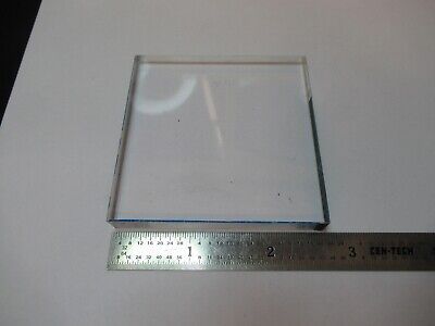 OPTICAL ORIEL BK7 GLASS UNFINISHED PLATE OPTICS AS PICTURED &W8-A-116