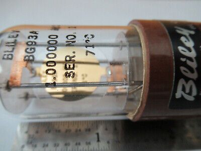 ANTIQUE BLILEY ELECTRIC GLASS PKG QUARTZ CRYSTAL 1 MHz FREQUENCY CONTROL F3-A-60