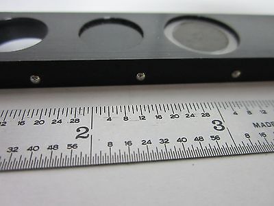 FOR PARTS MICROSCOPE PART SLIDE FILTER OPTICS AS IS BIN#M8-32