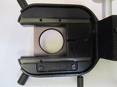 LEICA GERMANY DMRB CONDENSER HOLDER ASSEMBLY MICROSCOPE PART AS PICTURED 50-A-38