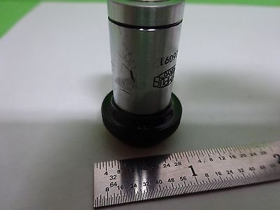 MICROSCOPE PART OBJECTIVE OLYMPUS JAPAN HI 100X OPTICS AS IS BIN#H7-A-11