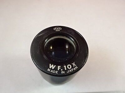 MICROSCOPE PART JAPAN NSK NIKON WF 10X EYEPIECE OCULAR OPTICS AS IS B#N7-F-15