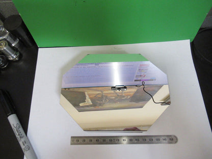 OPTICAL HEAVY MIL SPEC FLAT LARGE GLASS MIRROR LASER OPTICS AS PICTURED #W9-A-20