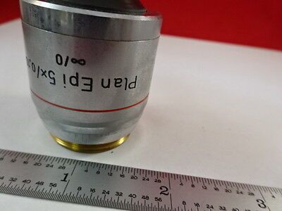 MICROSCOPE POLYVAR REICHERT LEICA OBJECTIVE PLAN EPI 5X OPTICS AS IS B#C5-H-07A