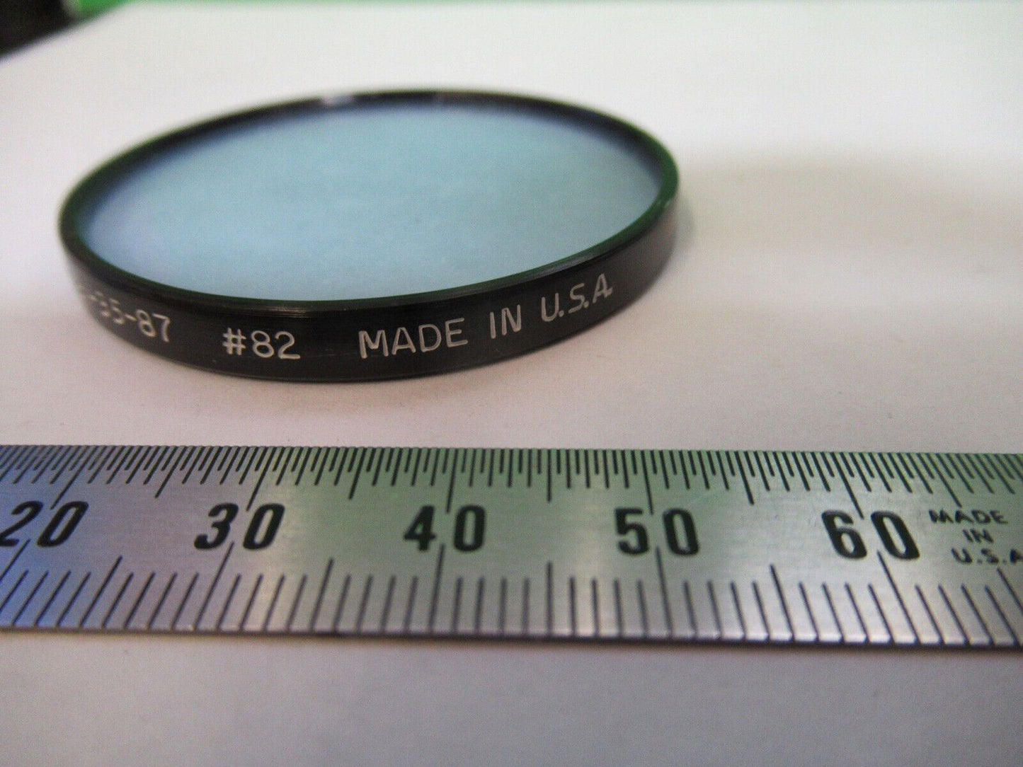 NICE  BAUSCH LOMB 31-35-87 BLUE FILTER MICROSCOPE PART AS PICTURED #W9-A-32