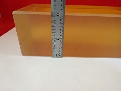 OPTICAL ZERODUR GLASS THICK BRICK LASER OPTICS INTERFEROMETER AS IS B#Q1-A-01