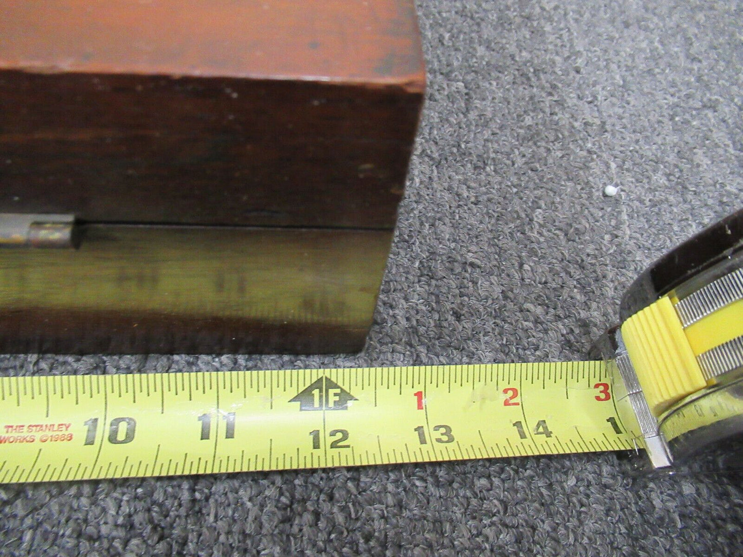 ANTIQUE EMPTY WOOD BOX GRUNOW MICROSCOPE PART AS PICTURED LOB