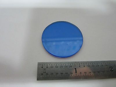 OPTICAL MICROSCOPE PART BLUE FILTER OPTICS BIN#24-51-5