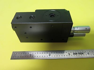 MICROSCOPE PART LEITZ GERMANY INSERT SLIDE LASER OPTICS ??  BIN#E5-01