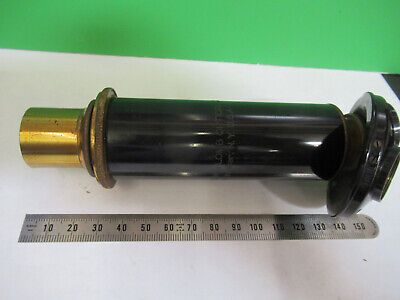 ANTIQUE BRASS TUBUS + NOSEPIECE BAUSCH LOMB MICROSCOPE PART AS PICTURED &Q9-A-37