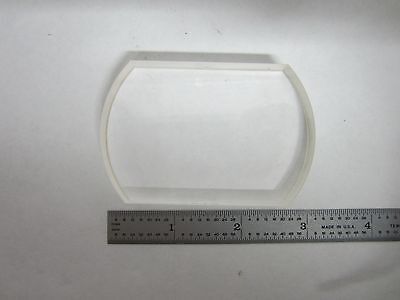 OPTICAL FUSED SILICA RACETRACK SHAPE FLAT BLOCK NICE LASER OPTICS BIN#A5-R-95