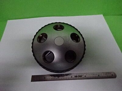 MICROSCOPE PART NIKON  JAPAN NOSEPIECE AS IS #H1-B-03