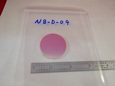 OPTICAL COATED FILTER LENS OPTICS AS IS B#N8-D-09