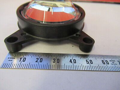 UNKNOWN ILLUMINATOR LENS CONVEX DIFFUSER MICROSCOPE PART AS PICTURED &5k-ft-81