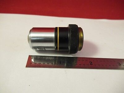 ZEISS WINKEL GERMANY OBJECTIVE 10X 160/ OPTICS MICROSCOPE PART &92-A-12