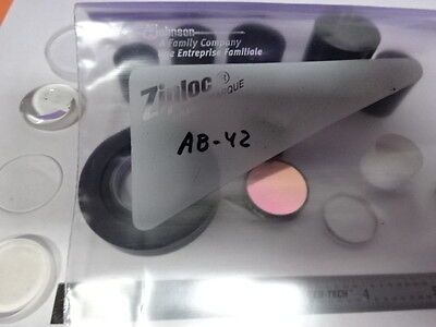 LOT OPTICS LENSES FILTERS COATED LENS OPTICAL SET OPTICS AS PICTURED &AB-42