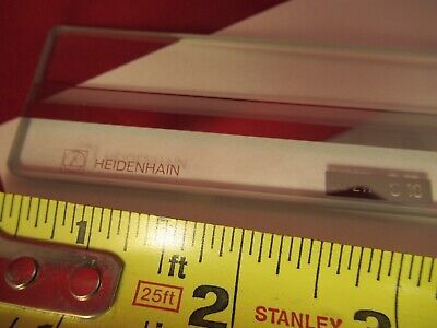 HEIDENHAIN DIADUR OPTICAL POSITIONING RULER MICROSCOPE PART AS PICTURED &1E-B-90