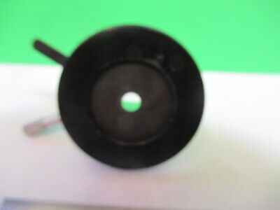 UNITRON CONDENSER + IRIS OPTICS MICROSCOPE PART AS PICTURED &Q9-A-150