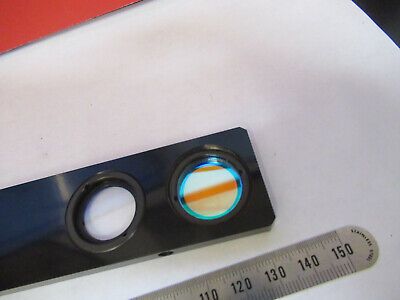 SLIDE FILTER DICHROIC MICROSCOPE PART OPTICS AS PICTURED #B3-B-30