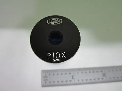 MICROSCOPE PART EYEPIECE OLYMPUS P10X OPTICS AS IS BIN#S2-B-13