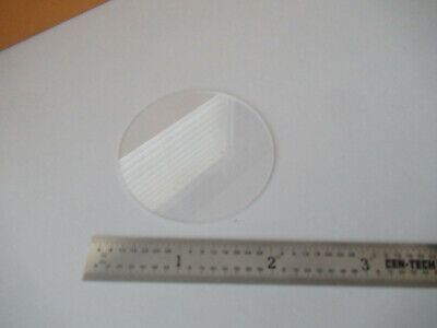 OPTICAL FLAT FUSED SILICA 2" DIAMETER LASER OPTICS AS PICTURED &F5-A-08