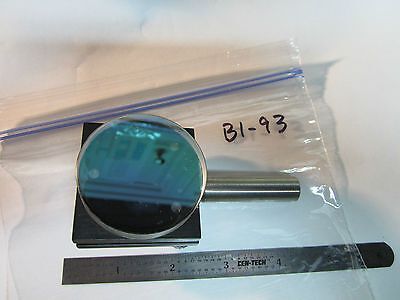 OPTICAL FILTER MIRROR MOUNTED NEWPORT MM-2 LASER OPTICS BIN#B1-93