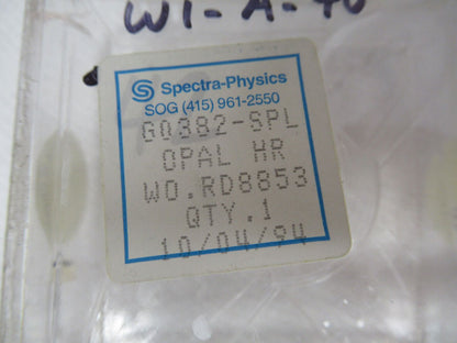 SPECTRA PHYSICS G0382-SPL COATED LENS OUTPUT LASER OPTICS AS PICTURED W1-A-70