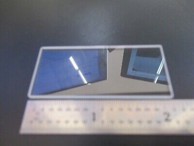 OPTICAL RECTANGULAR GLASS PLATE OPTICS AS PICTURED &A7-A-45