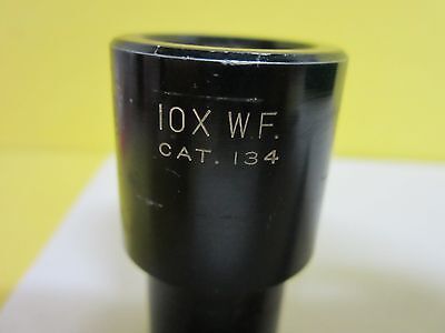 MICROSCOPE PART EYEPIECE AO 10X WF AMERICAN OPTICS AS IS BIN#U2-B-27