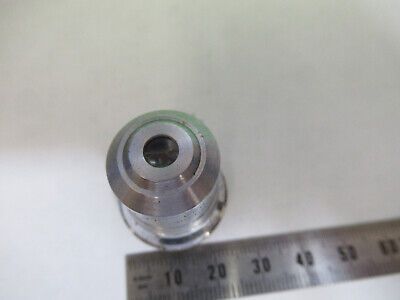 VINTAGE OBJECTIVE BAUSCH LOMB 10X OPTICS MICROSCOPE PART AS PICTURED &A9-B-17