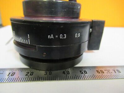 WILD HEERBRUGG SWISS CONDENSER + IRIS LENS MICROSCOPE PART AS PIC M20 8Y-A-129