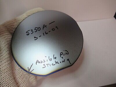 VERY NICE SAPPHIRE WAFER SINGLE CRYSTAL PLATINUM COATED AS PICTURED &7B-B-150