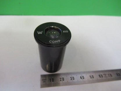 WATSON LONDON UK EYEPIECE 10X COMP OPTICS MICROSCOPE  PART AS PICTURED #H9-C-18