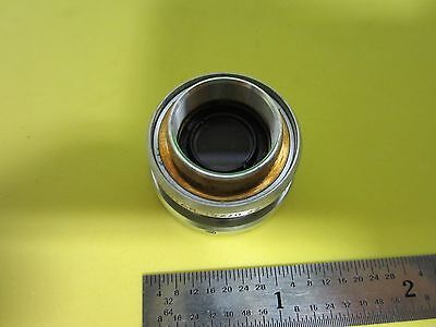 MICROSCOPE LEITZ GERMANY OBJECTIVE ADAPTOR 10X FLUOTAR OPTICS BIN#11-DT-V