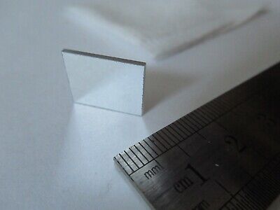 OPTICAL MINI GLASS SILVER MIRROR SQUARE OPTICS AS PICTURED &19-B-43