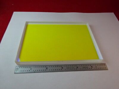 OPTICAL COATED PROFESSIONAL OPTICS GLASS BK7 FLAT PLATE AS IS  #83-A-30