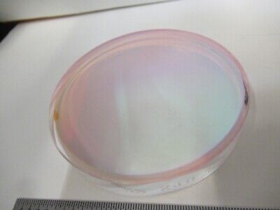 OPTICAL FLAT COATED 3" DIAMETER FUSED SILICA ZYGO OPTICS AS PICTURED &16-A-12