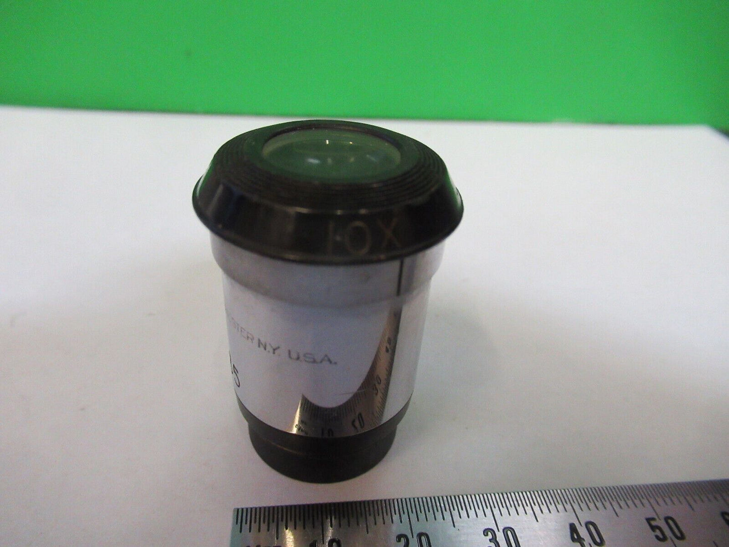 BAUSCH LOMB 10X  WIDE F. EYEPIECE OPTICS MICROSCOPE PART AS PICTURED P2-B-86