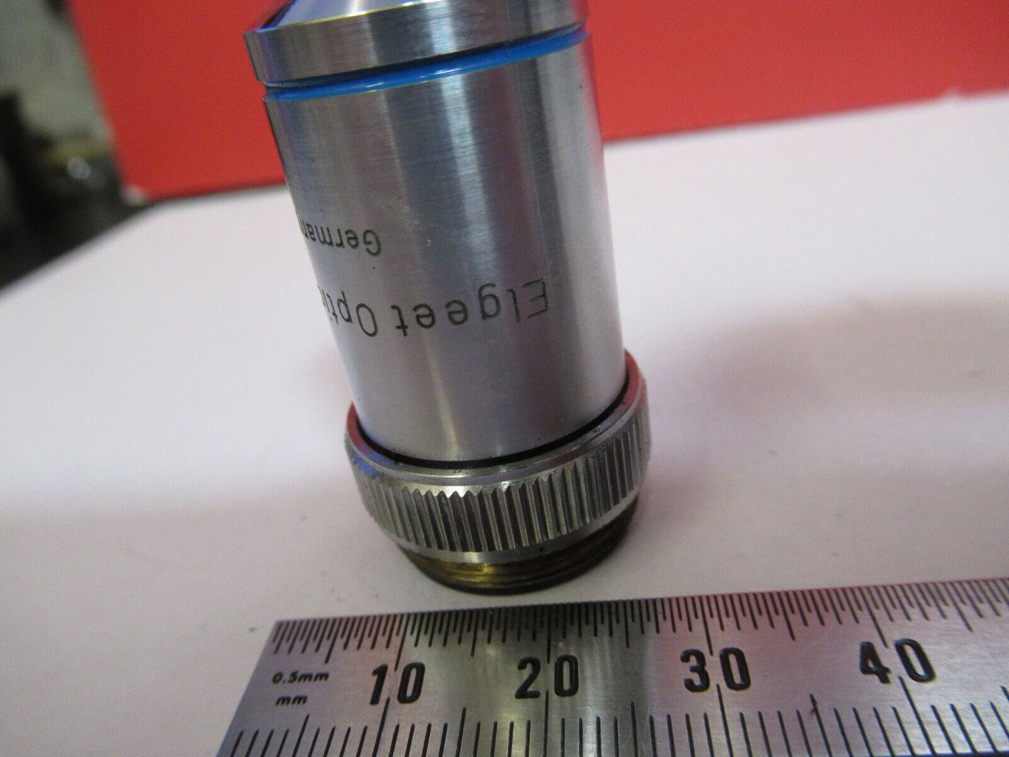 ELGEET GERMANY OBJECTIVE 45X OPTICS  MICROSCOPE PART AS PICTURED S9-A-15