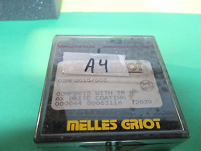 OPTICAL MELLES GRIOT FILTER IR LASER OPTICS BIN#A4