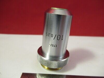 LEITZ WETZLAR GERMANY OBJECTIVE LENS 10X /170 MICROSCOPE PART OPTICS &13-A-10