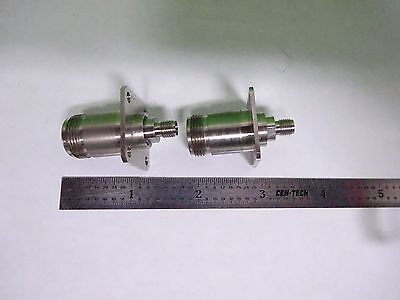 WEINSCHEL CONNECTOR ADAPTER N to SMA BULKHEAD RF MICROWAVE FREQUENCY BIN#Y1-21